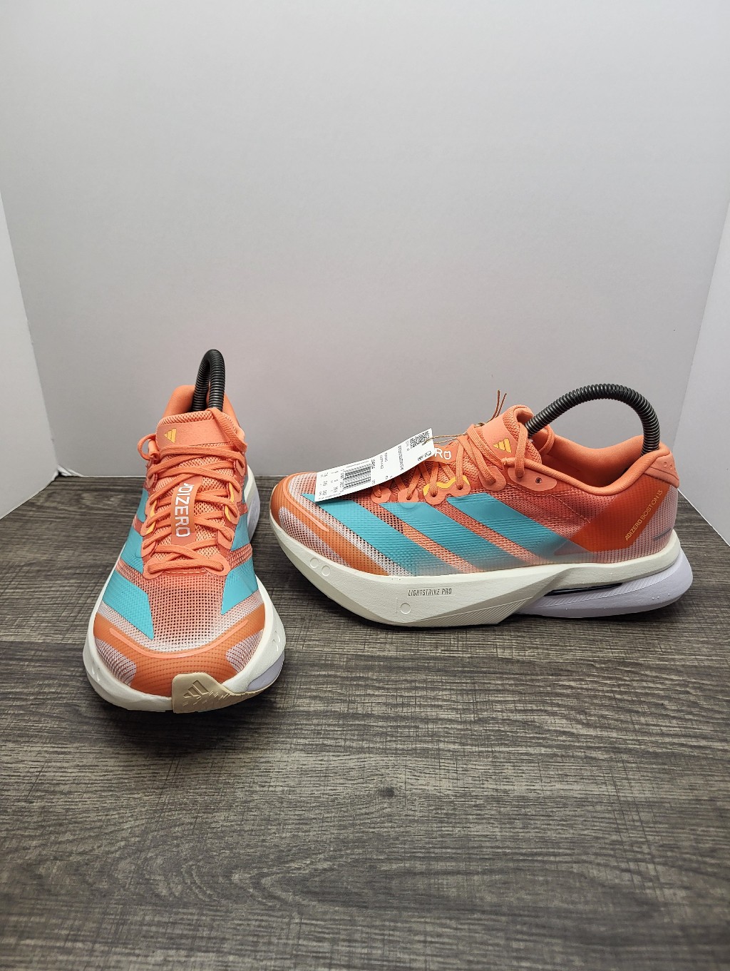 Adidas Adizero Boston 13 Coral Aqua Running Shoes Js4954 Women's Size 7.5 New